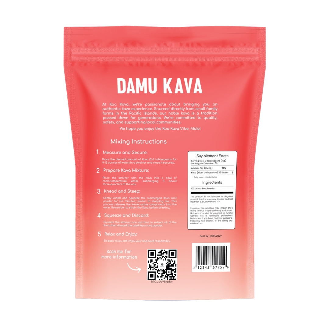 Damu Fijian Kava – Rare, Strong, Heady Variety – Limited Batch