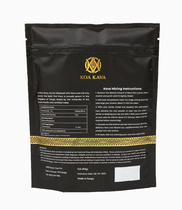Premium Tongan Kava Powder