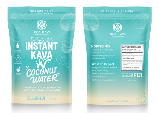 Dehydrated Instant Kava + Coconut Water Powder by Koa Kava