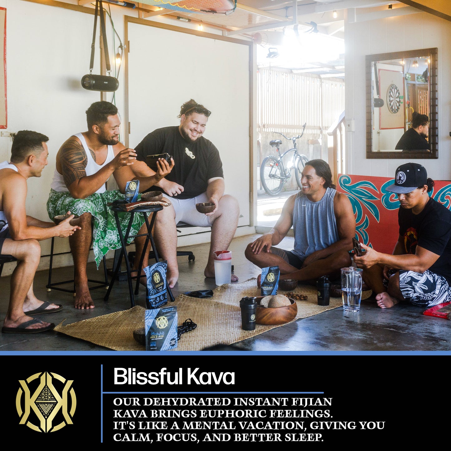 Our instant kava brings euphoric feelings. Like a mental vacation, giving you calm, and focus. 