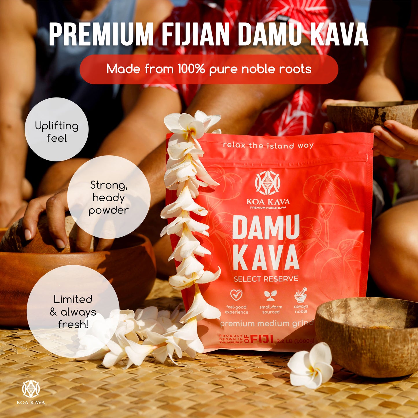 Damu Fijian Kava – Rare, Strong, Heady Variety – Limited Batch